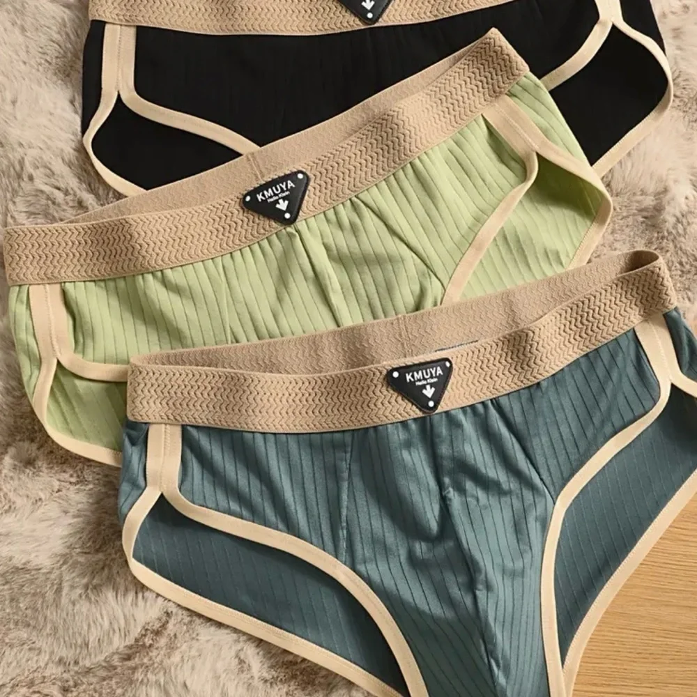 Men's Underwear Set - Black, Green, Blue